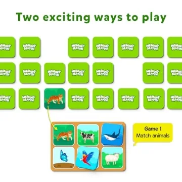 Skillmatics Memory Match Game for Kids Ages 3-7