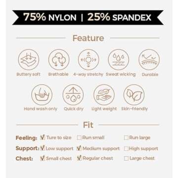 Aoxjox Women's Workout Sports Bras Twist Front Fitness Padded Training Gym Bra Yoga Crop Lola Tank Top (Rum Raisin, Medium)