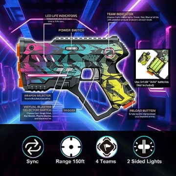 Lazer Tag Game for Kids - Fun Indoor & Outdoor Gift!