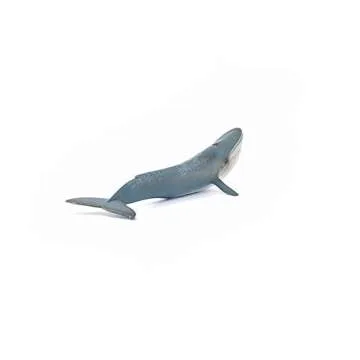 Schleich Wild Life Realistic Blue Whale Figurine - Authentic and Highly Detailed Aquatic Animal Toy, Durable for Education and Fun Play, Perfect for Boys and Girls, Ages 3+