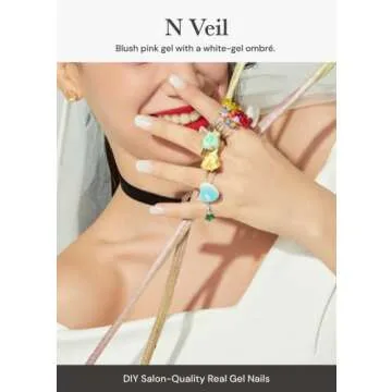 ohora Semi Cured Gel Nail Strips - Salon Quality Nail Art for All Occasions