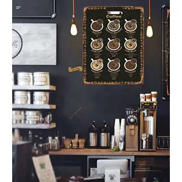 Black Cat Witch Halloween Metal Tin Sign for Home Decor