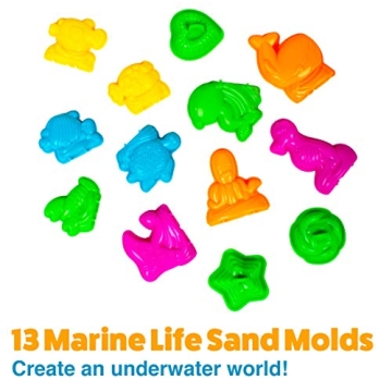 23 Piece USA Toyz Sand Molds Set for Kids Creative Play