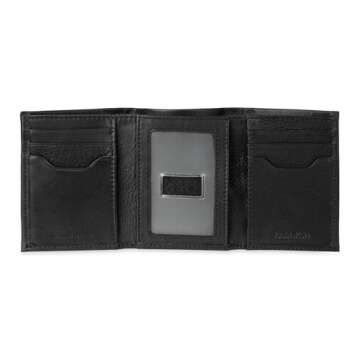 Calvin Klein Men's RFID Leather Trifold Wallet