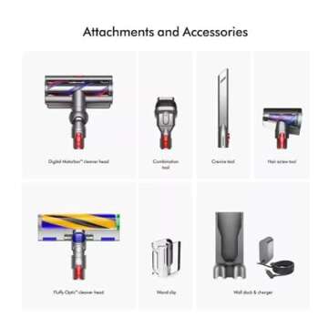 Dyson V15 Detect Handheld Stick Vacuum - Laser Technology for Deep Cleaning