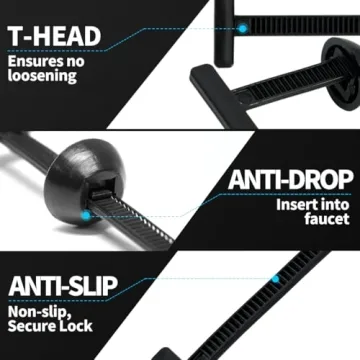 Reliable Heavy-Duty Nylon Cable Ties & Flush Cutter Set