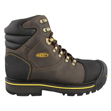 KEEN Men's Milwaukee 6" Steel Toe Work Boot - Slate Black