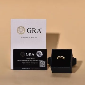 Elegant LAVALE Moissanite Rings for Women in Sterling Silver