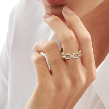 Elegant LAVALE Moissanite Rings for Women in Sterling Silver