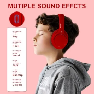 MIDOLA Bluetooth Headphones with 68H Playtime Noise Cancelling