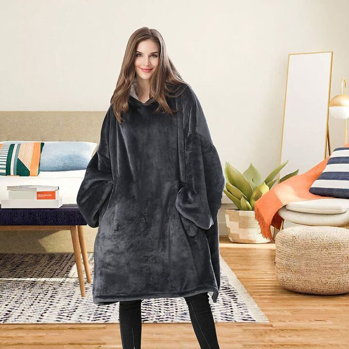 Venustas Warm Oversized Sherpa Blanket Hoodie
