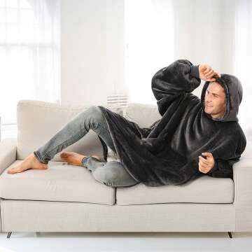 Venustas Warm Oversized Sherpa Blanket Hoodie