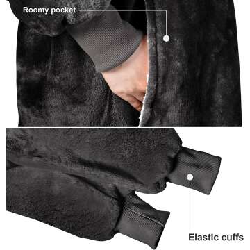 Venustas Warm Oversized Sherpa Blanket Hoodie