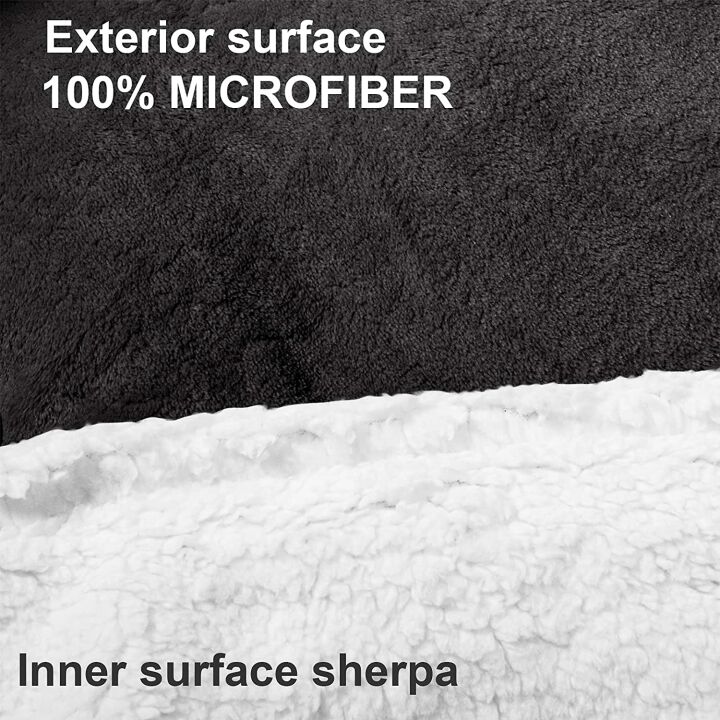 Venustas Warm Oversized Sherpa Blanket Hoodie