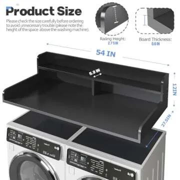 BigPonPon Washer and Dryer Countertop Space Saver