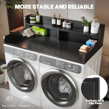 BigPonPon Washer and Dryer Countertop Space Saver