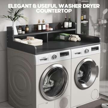 BigPonPon Washer and Dryer Countertop Space Saver