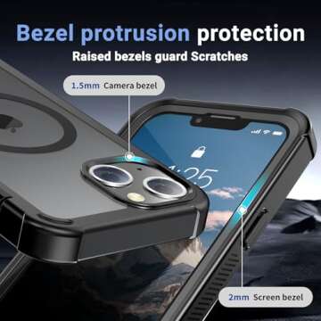 Jaroco iPhone 13 Case with MagSafe Heavy Duty Protection