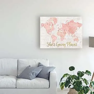 Sue Schlabach's Across The World Canvas Art 14x19