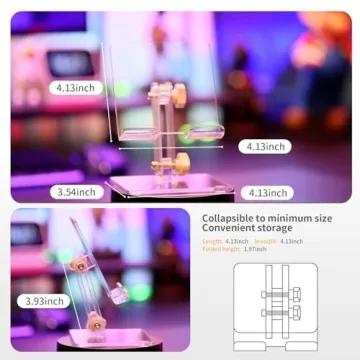 TAELXIID Adjustable Phone & Tablet Stand for Desk