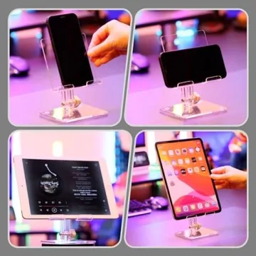 TAELXIID Adjustable Phone & Tablet Stand for Desk