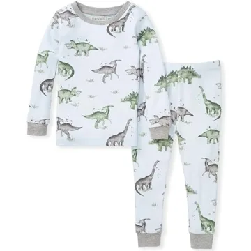 Burt's Bees Baby Organic Cotton Pajamas for Boys - 2-Piece Set 4T