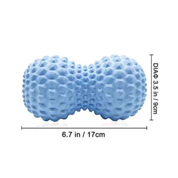 KITWILD Peanut Massage Ball, Double Lacrosse Massage Roller Ball for Deep Tissue Muscle Massage, Phy...
