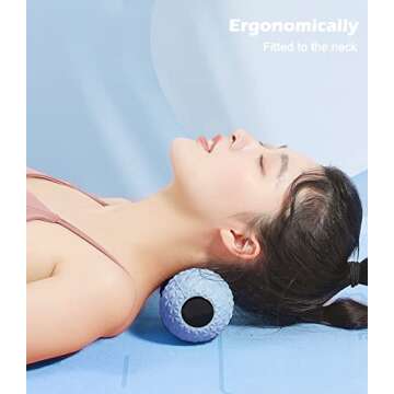 KITWILD Peanut Massage Ball, Double Lacrosse Massage Roller Ball for Deep Tissue Muscle Massage, Physical Therapy, Myofascial Release, Muscle Knots, and Yoga Therapy