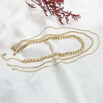 Freekiss Gold Layered Necklace for Women - Trendy Design