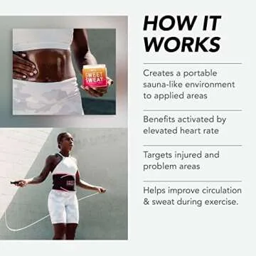 Sweet Sweat 'Workout Enhancer' Gel - Maximize Your Exercise & Sweat Faster - 13.5oz Jar (Tropical Scent)