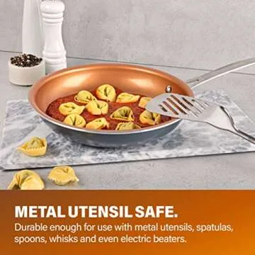 Gotham Steel 5 Piece Cookware Set with Ultra Nonstick Features