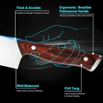 Imarku 16-Piece Kitchen Knife Set - Sharp & Stylish