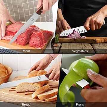 Imarku 16-Piece Kitchen Knife Set - Sharp & Stylish