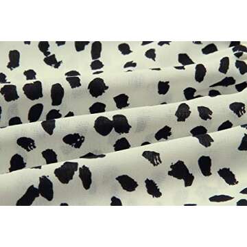 Salamola Women's Leopard High Waist Casual Mini Skirt