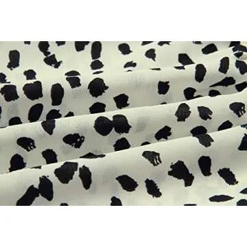 Salamola Women's Leopard High Waist Casual Mini Skirt