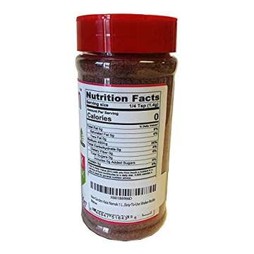 Raw Garden Kala Namak 16 OZ Fine Grain, Vegan,Sulfur Salt (Himalayan Black Salt) Easy-To-Use Shaker ...