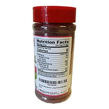 Raw Garden Kala Namak 16 OZ Fine Grain, Vegan,Sulfur Salt (Himalayan Black Salt) Easy-To-Use Shaker ...