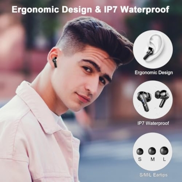 Wireless Earbuds with Deep Bass and 45H Playtime