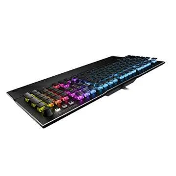 ROCCAT Vulcan 121 AIMO Linear Mechanical Titan Switch Full-size PC Gaming Keyboard with Per-key AIMO...