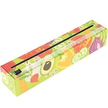 ChicWrap Veggies Refillable Plastic Wrap Dispenser - Practical Design & Effortless Use