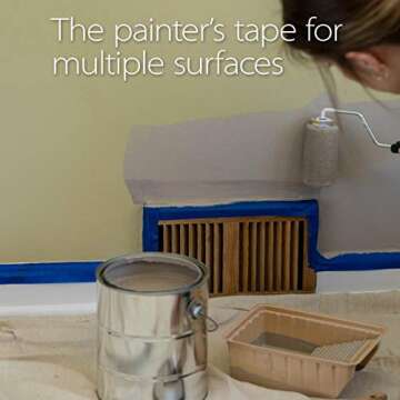 Duck Brand Clean Release Painter's Tape, 1.41 in. x 60 yd., Blue, Single Roll (240194)