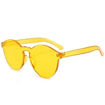 Perfashion Women's Gold Metallic Shorts with Matching Glasses