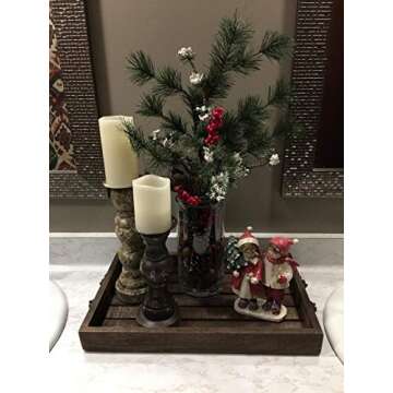 Floral Supply Online 10" Tall x 5" Wide Cylinder Glass Vase and Flower Guide Booklet -for Weddings, Events, Decorating, Arrangements, Flowers, Office, or Home Decor.