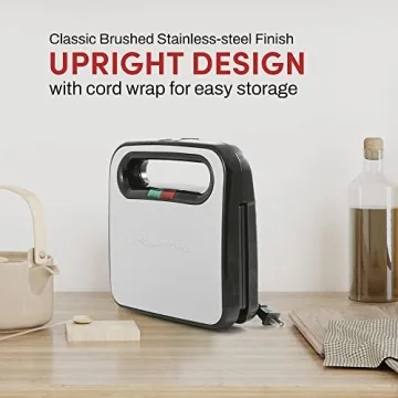 Elite Gourmet Grilled Cheese Sandwich Maker - Easy Snacks