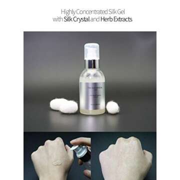 Silk Water Essence | THE SILK CRYSTAL | Multi-Functional Essence, Non-Greasy Facial Lotion, Toner, and Essence with Deep Moisturizing, Premium Korean Skincare, (3.38 FL.OZ)