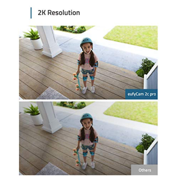 eufy security eufyCam S220 4-Cam Kit with 2K Resolution and Apple HomeKit