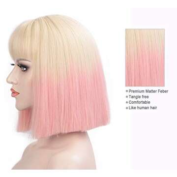 Stylish aSulis Highlight Short Bob Wigs for Women