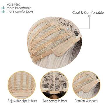 Stylish aSulis Highlight Short Bob Wigs for Women