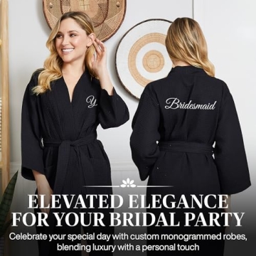 Lotus Linen Lightweight Waffle Robe for Women - Spa Luxury