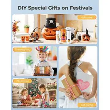 Hiipoo 20oz Skinny Sublimation Tumblers Set with Lids